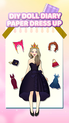 DIY Doll Diary: Paper Dress Up - Screenshot 2