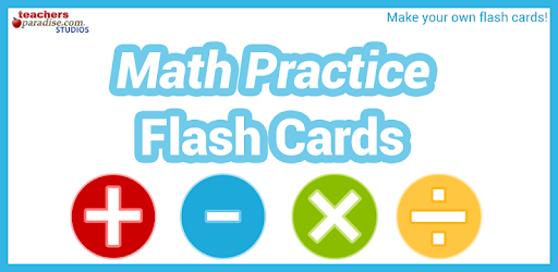 electronic math flash cards