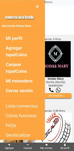 Android application Portal Comercio Local screenshort