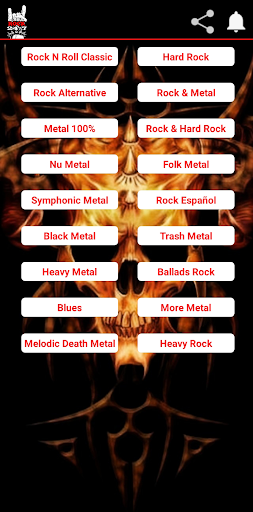 Android application Rock 24/7 screenshort