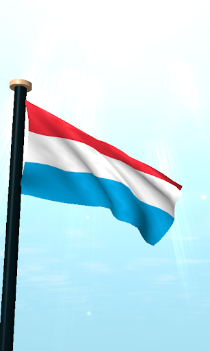 Luxembourg Flag 3D Free Screen 2