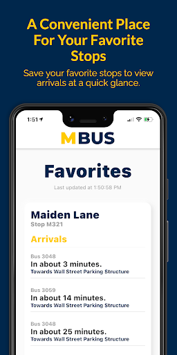 M-Bus — Track Buses at U of M screenshot 3