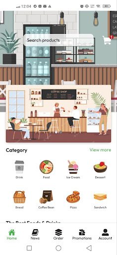 Queen Cafe Screen 2