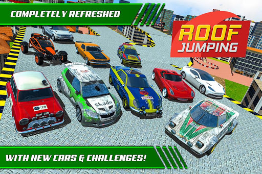Android application Roof Jumping Car Parking Games screenshort