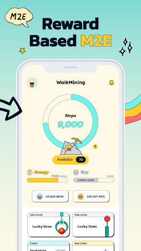WalkMining - Reward Pedometer Screen 3