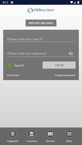 GB Bank Group Screen 2