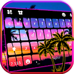 Cover Image of Unduh Tema Keyboard Sunset Beach 2  APK