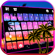 Sunset Beach 2 Keyboard Theme