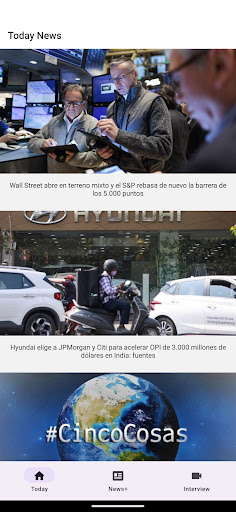 Android application Indicador Economico screenshort
