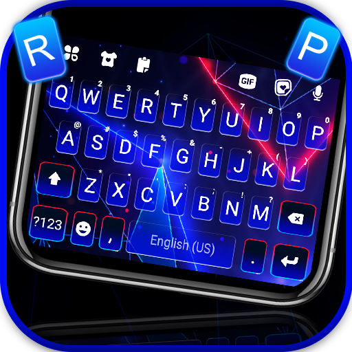 Neon Laser Lights Keyboard Bac logo