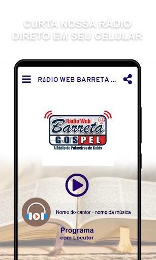 Android application Rádio Web Barreta Gospel screenshort