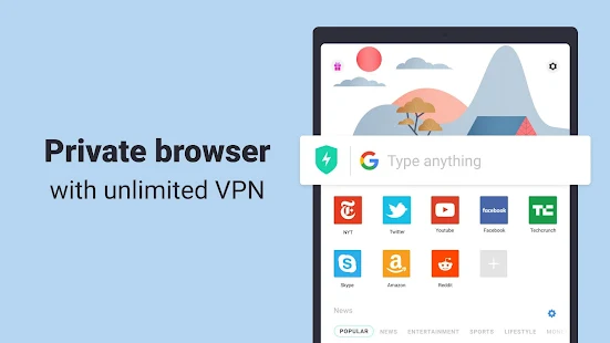Aloha Browser Turbo Navegador Privado Vpn Premium Gratis 3 1 1 Inicio De Apk
