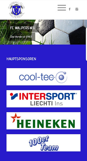 Android application FC Walperswil screenshort