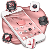 Pink Apple Crystal Theme icon