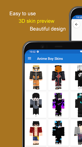 Anime Boy Skins for MCPE Screen 3