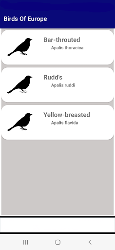 Birds of Europe Screen 3