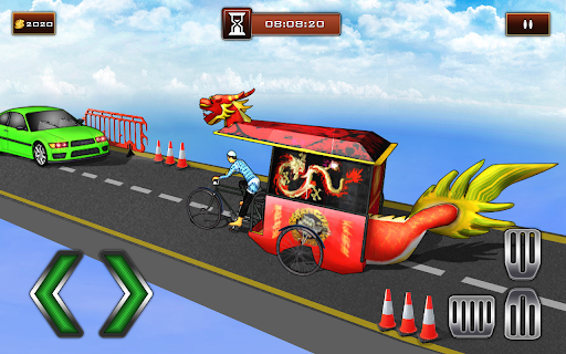 Bicycle Rickshaw Simulator 2019 : Taxi Game 3.8 APK screenshots 4