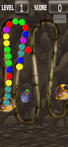Android application shooting balls screenshort