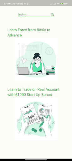 Android application Learn Forex with AI screenshort