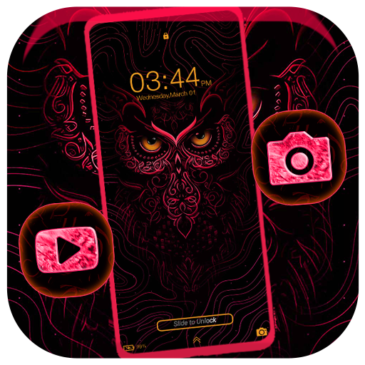 Owl Pink Dark Theme Download on Windows