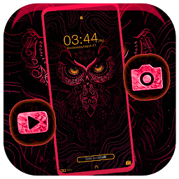 Icon image Owl Pink Dark Theme