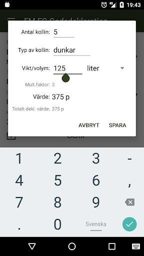 FM FG Godsdeklaration Screen 3