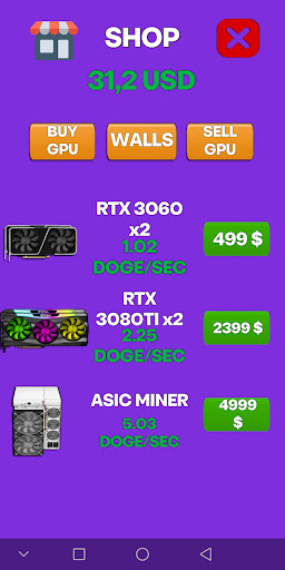 Doge Clicker - Earn Doge Screen 2