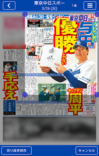東京中日スポーツ電子版 Screen 3
