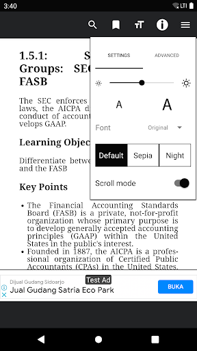 Accounting Handbook Screen 3