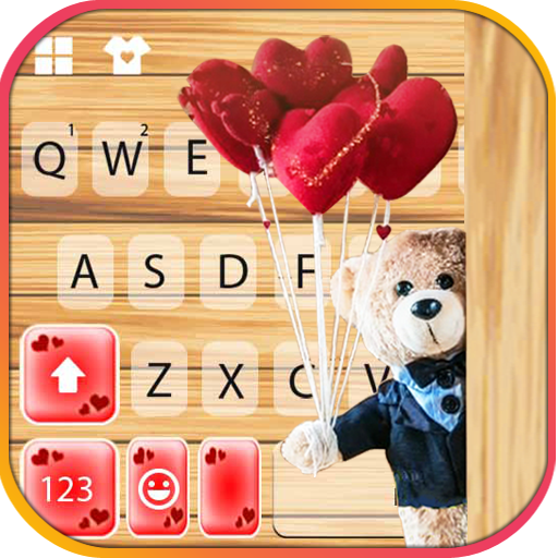 Romantic Bear Keyboard Backgro logo