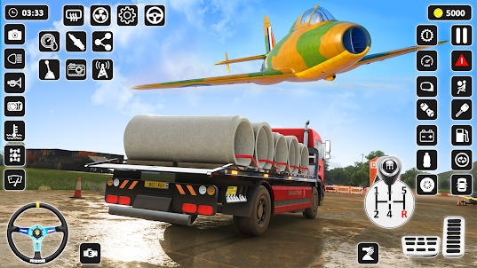 Log Transporter Truck Games