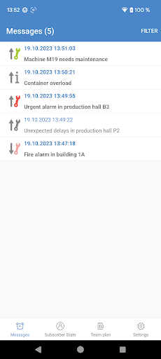 Alarm Control Center (ACC) Screen 2
