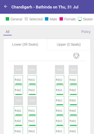PRTC Bus BookingPEPSU ONLINE