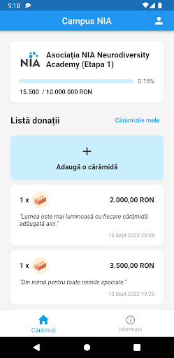 Android application HOPEFROMNIA screenshort