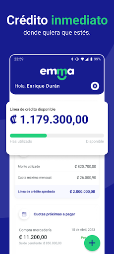 Android application EMMA screenshort