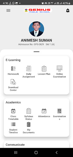 Genius Public School Giridih Screen 2