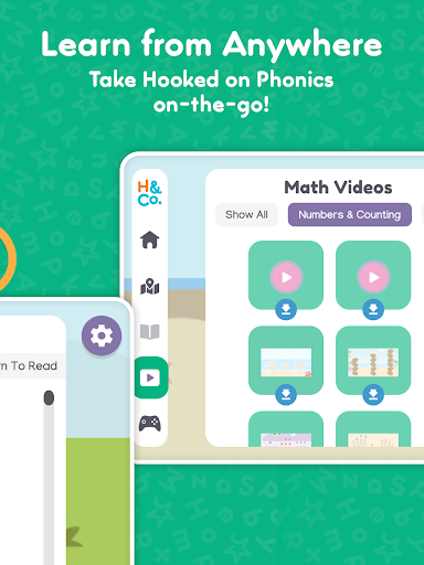 Screenshot of Hooked on Phonics Learning
