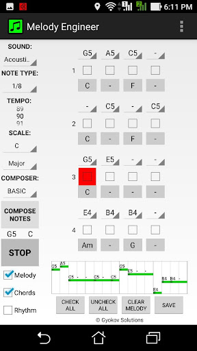 Screenshot of Melody Engineer