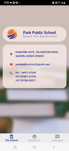 Android application Park Public School screenshort