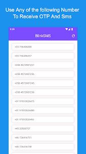 BlinkSms - Temporary SMS Inbox