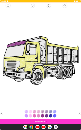 Android application Fuso Truck Coloring Book screenshort