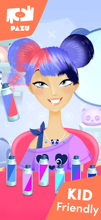 Game screenshot Pazu Girls hair salon 2 apk download