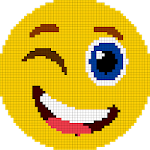 Cover Image of Unduh Warna Emoji dengan Angka: Seni Piksel, Mewarnai Kotak Pasir 2.4 APK