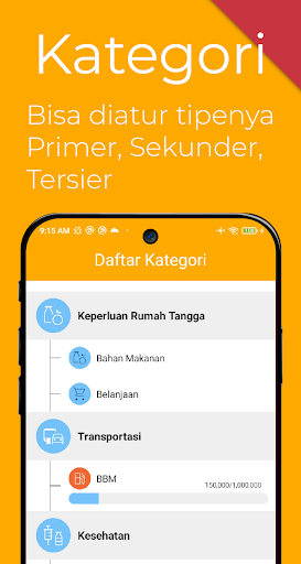 Personal Money Manager Screen 2