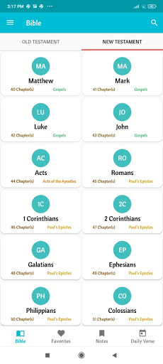 King James Version Audio Bible Screen 2