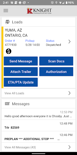 Android application KT Mobile screenshort