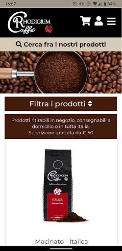 Rhodigium Caffè Screen 3