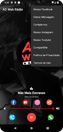 Android application AD Web Rádio screenshort