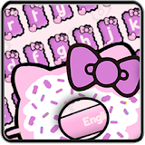 Cute Kitty Donut Keyboard icon