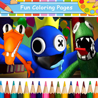 Rainbow Friends Coloring Book mod apk unlimited version 1.0